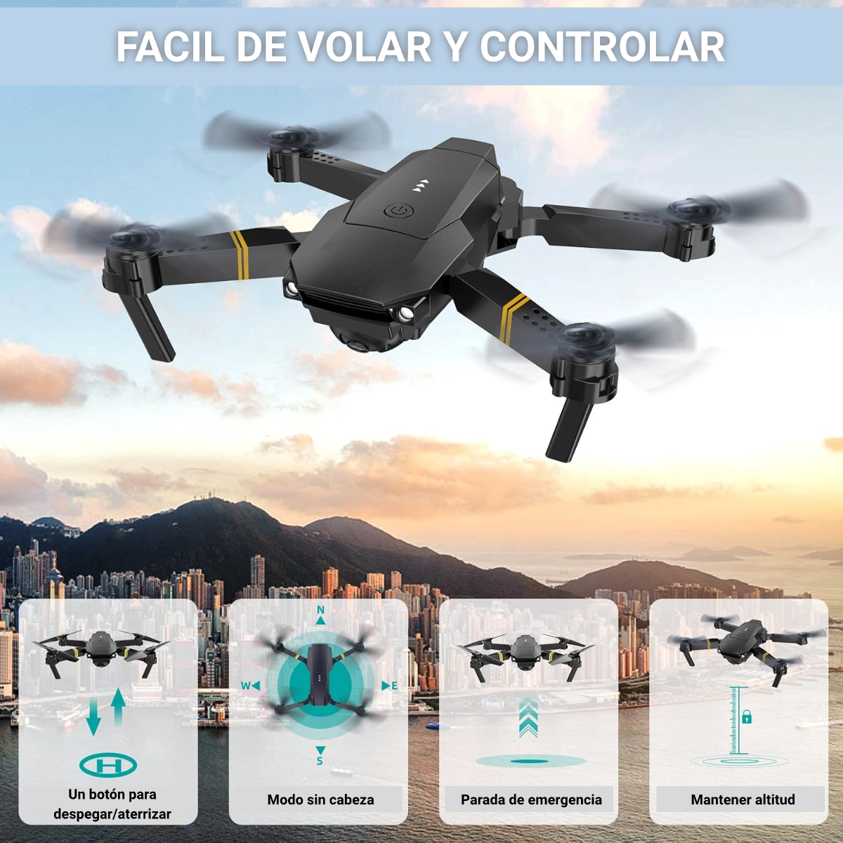 Drone 998 PRO 4K ¡40% OFF!