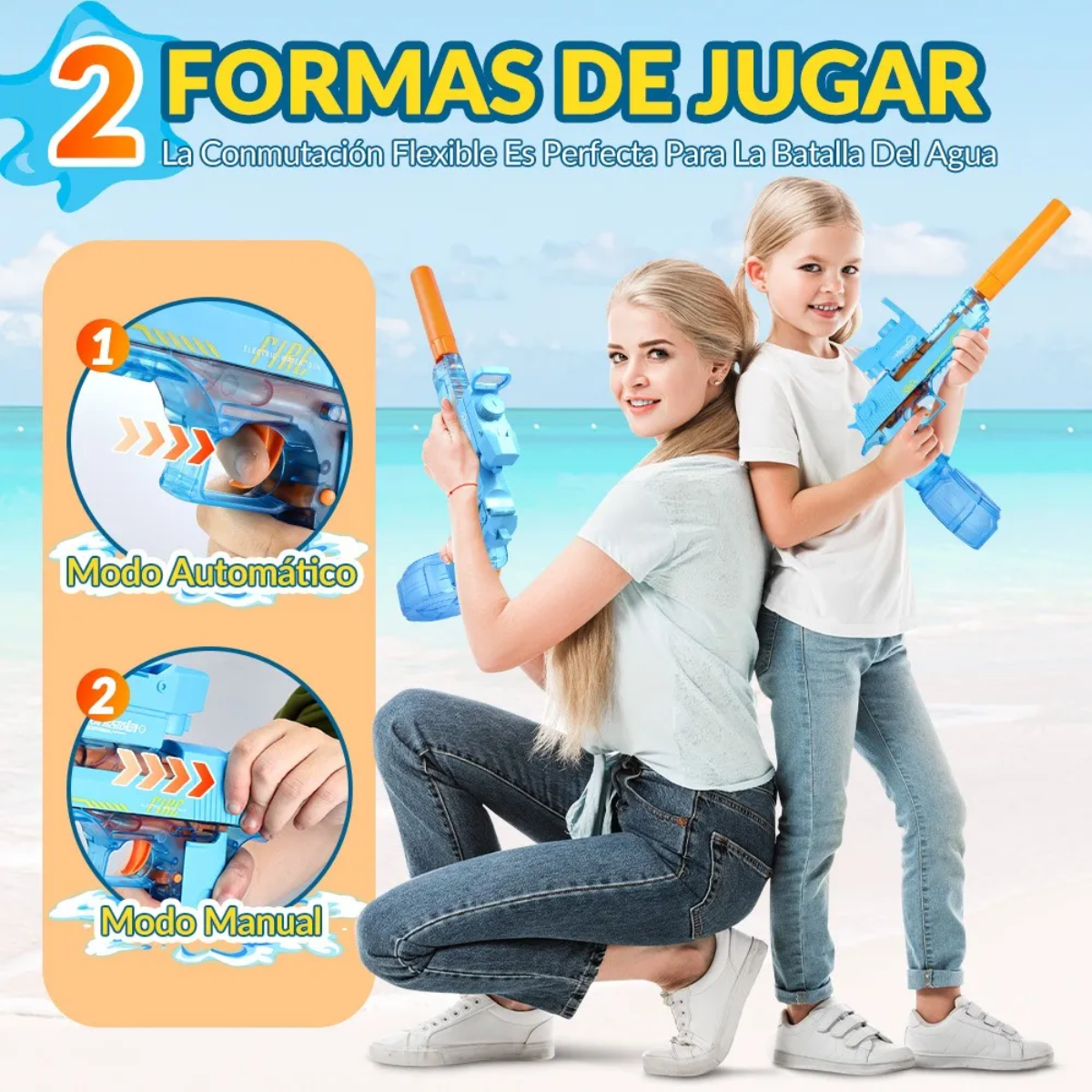 ¡Pistola De Agua a Batería FIRE! ¡30% OFF!