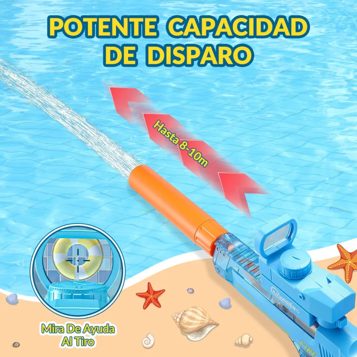 ¡Pistola De Agua a Batería FIRE! ¡30% OFF!