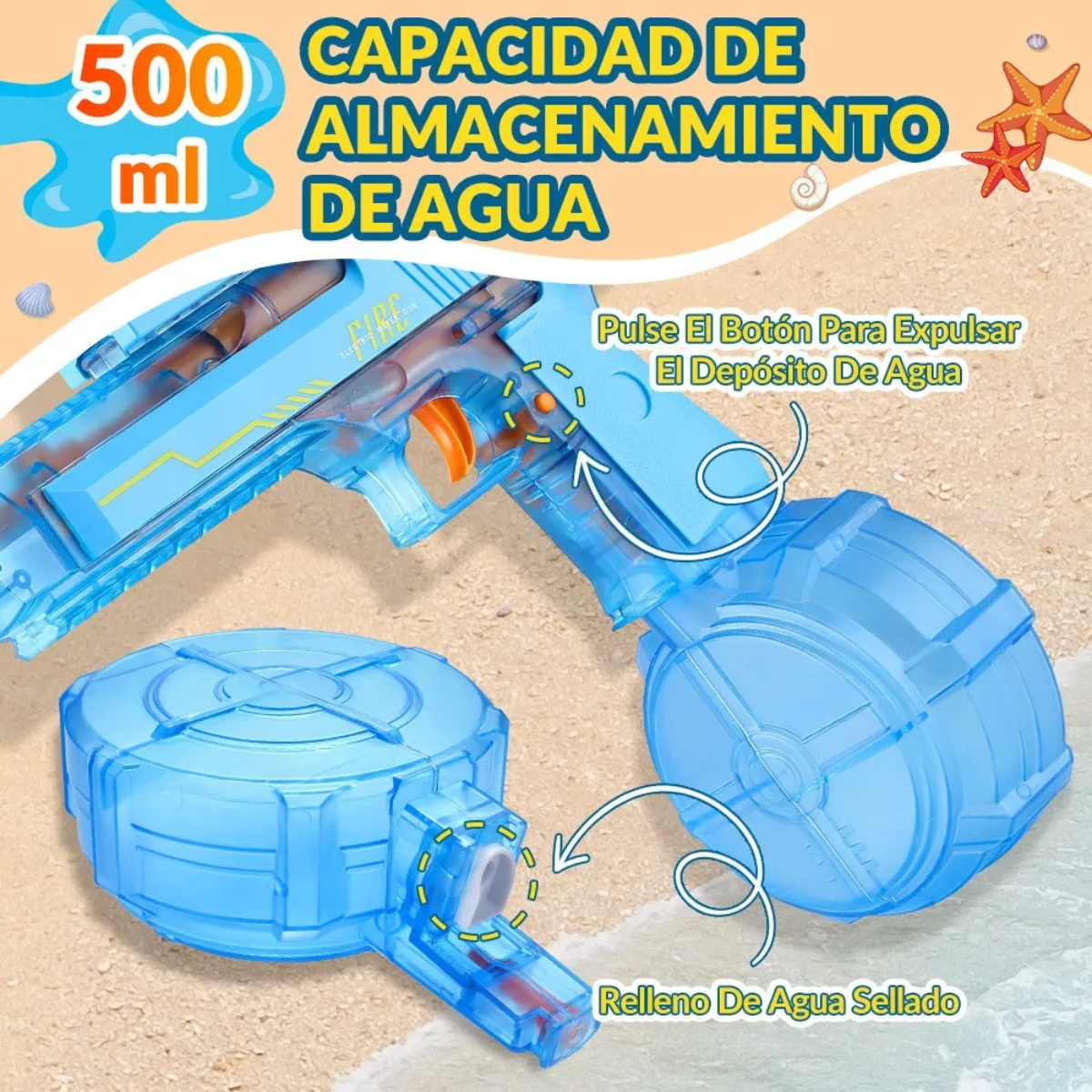 ¡Pistola De Agua a Batería FIRE! ¡30% OFF!