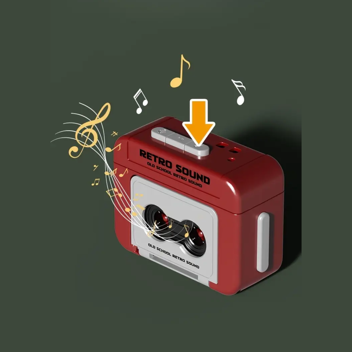 Llavero Mini Grabadora Retro Sound ¡20% OFF!