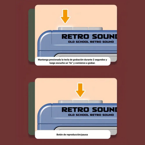 Llavero Mini Grabadora Retro Sound ¡20% OFF!