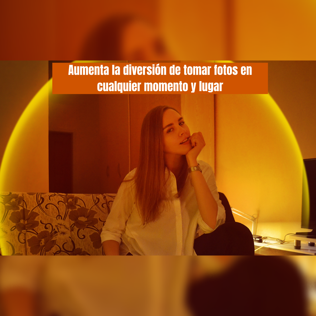 Lámpara Efecto Atardecer ¡20% OFF!